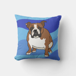 Engelska bulldog kudde
