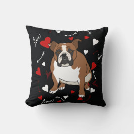 Engelska bulldog kudde