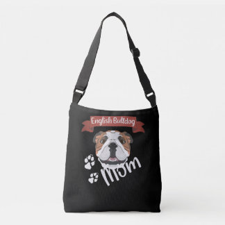 Engelska Bulldog Mamma, Hund Mamma Axelväska