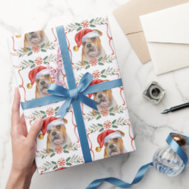 Engelska Bulldog Mönster jul Presentpapper