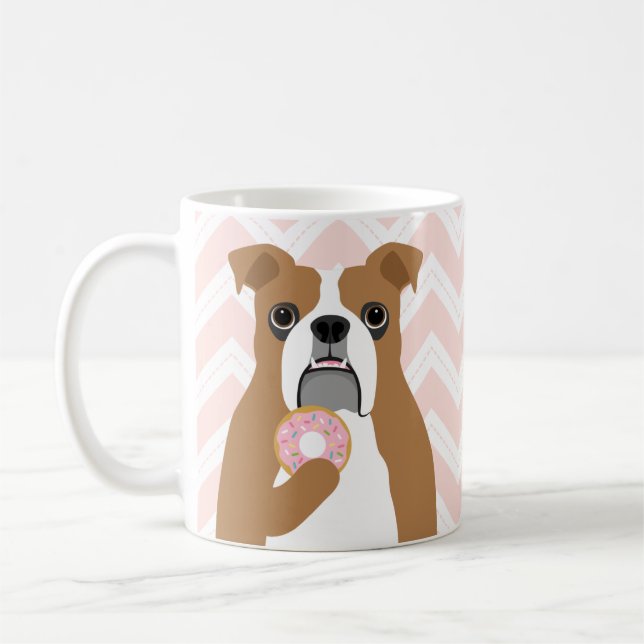 Engelska Bulldog Mugg (Vänster)