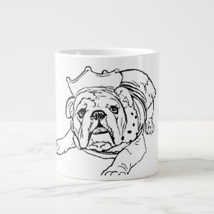 Engelska bulldog mugg jumbo mugg