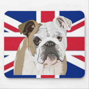 Engelska bulldog musmatta