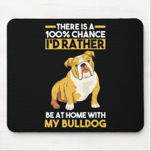 Engelska bulldog musmatta