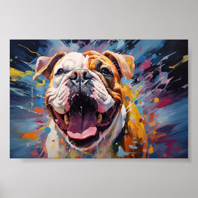 Engelska bulldog poster (Framsidan)