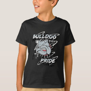 Engelska Bulldog-Pridet Loyalty School Spirit T Shirt