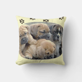 "Engelska Bulldog Puppies" Kudde
