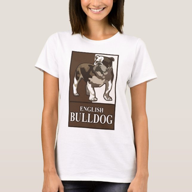 Engelska Bulldog Shirt T (Framsida)
