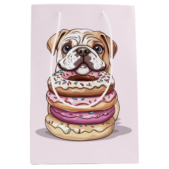 Engelska Bulldog Sprinkled Donuts (Framsidan)