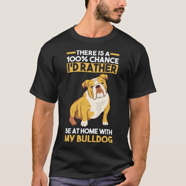 Engelska bulldog t shirt (Framsida)