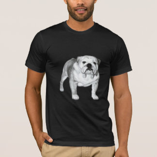 Engelska bulldog Teckning T Shirt