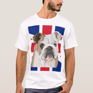 Engelska bulldog tee shirt