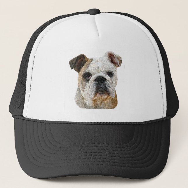 Engelska bulldogghattar truckerkeps (Framsida)