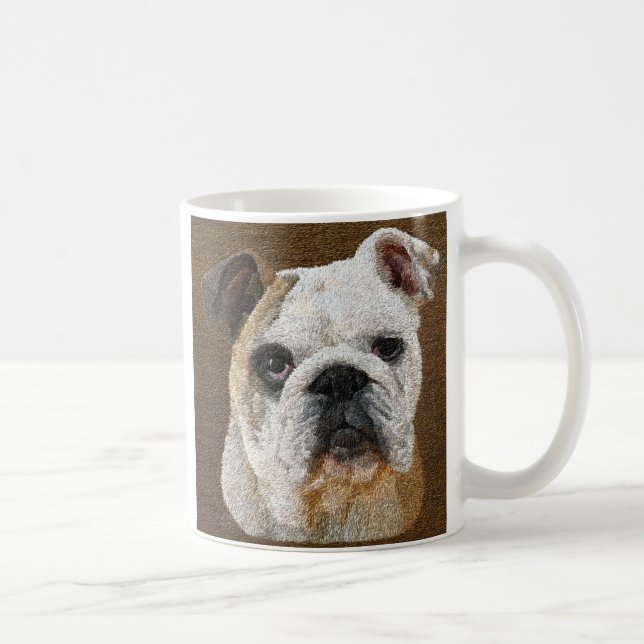 Engelska bulldoggmuggar kaffemugg (Höger)