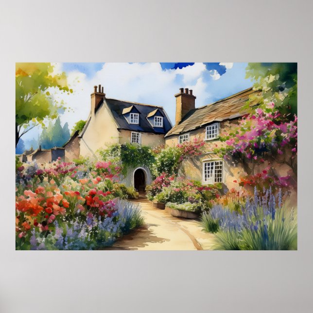 Engelska byar Poster (Framsidan)