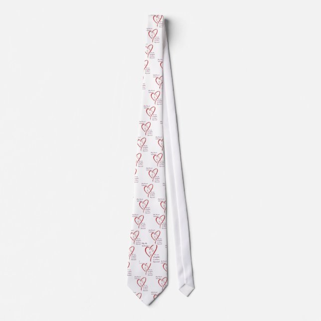 Engelska Cocker Spain Heart-Tillhör Slips (Framsida)