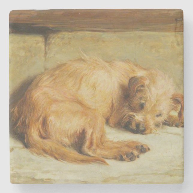 Engelska Cocker Spain Hund (av Briton Rivière) Stenunderlägg (Framsidan)