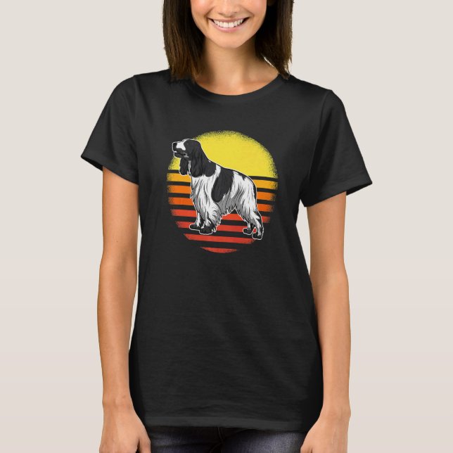Engelska Cocker Spain Hund aveln 25 T Shirt (Framsida)