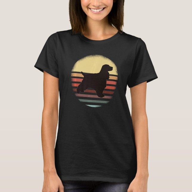 Engelska Cocker Spain Hund aveln 77 T Shirt (Framsida)
