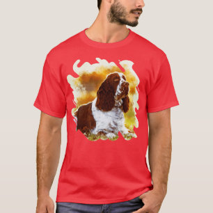 Engelska Cocker Spain Hund Digital Art 5 T Shirt