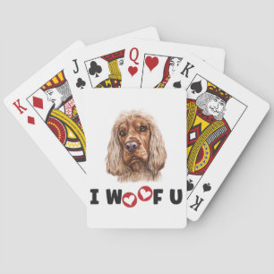 Engelska Cocker Spain Hund I Woof You Casinokort