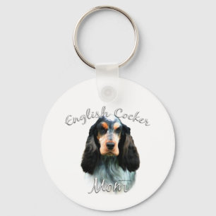 Engelska Cocker Spain Mamma 2 Nyckelring