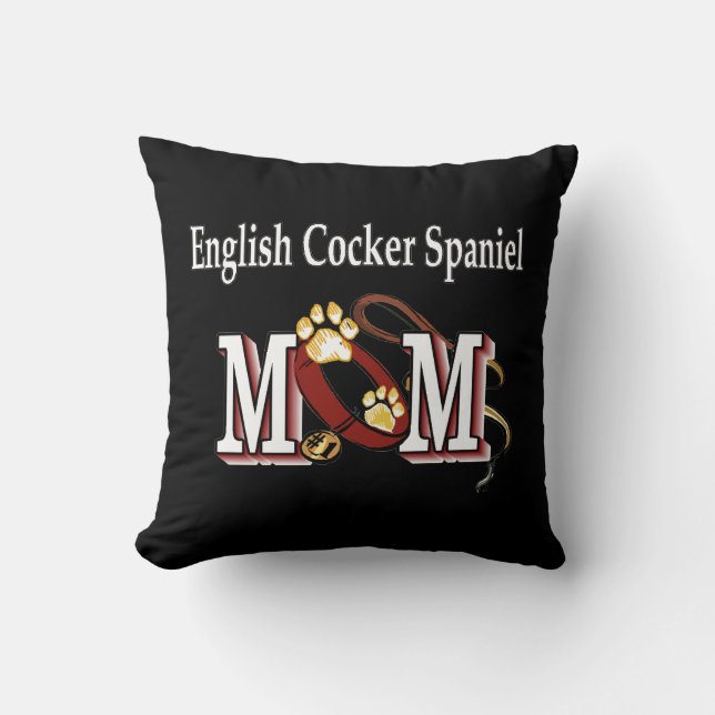 Engelska Cocker Spain Mamma Kudde (Framsida)