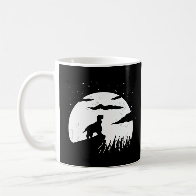 Engelska Cocker Spain och Mountain Premium Kaffemugg (Vänster)