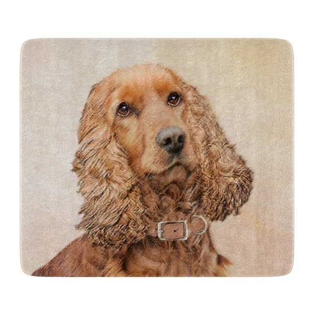 Engelska Cocker Spain Painting - Original Hund Art (Framsidan)