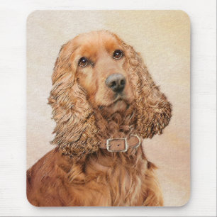 Engelska Cocker Spain Painting - Original Hund Art Musmatta