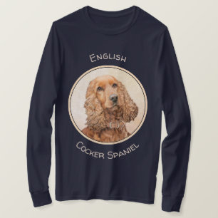 Engelska Cocker Spain Painting - Original Hund Art T Shirt