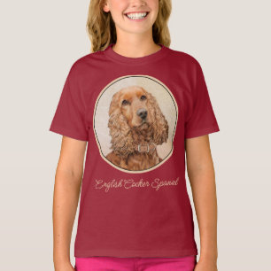 Engelska Cocker Spain Painting - Original Hund Art T Shirt