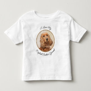 Engelska Cocker Spain Painting - Original Hund Art T Shirt
