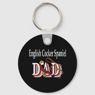 Engelska Cocker Spain PAPPA Keychain Nyckelring