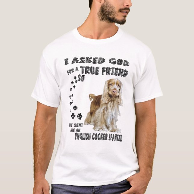 Engelska Cocker Spain Quote Mamma Pappa Costume, C T Shirt (Framsida)