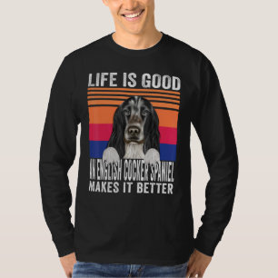 Engelska Cocker-spanjorer gör din livs Bra Vinta T Shirt