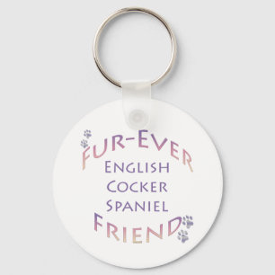 Engelska Cocker Spansk Furever Nyckelring