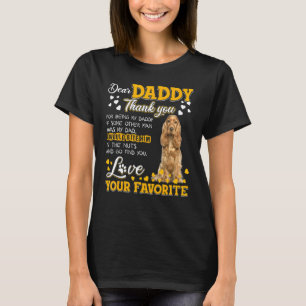 Engelska Cocker Spanska Bäste pappa Tack för BE T Shirt