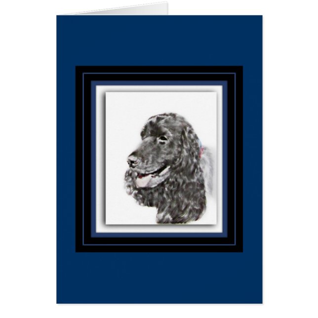 Engelska Cocker Spanska Hälsningskort (Framsidan)