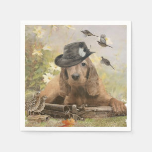 Engelska Cocker Spanska Pappersservett