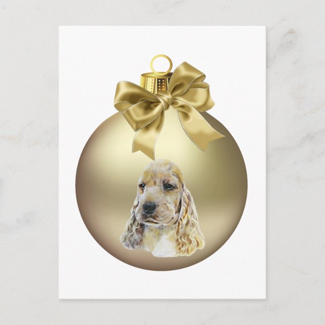 Engelska Cocker Spanska Vykort (Framsida)