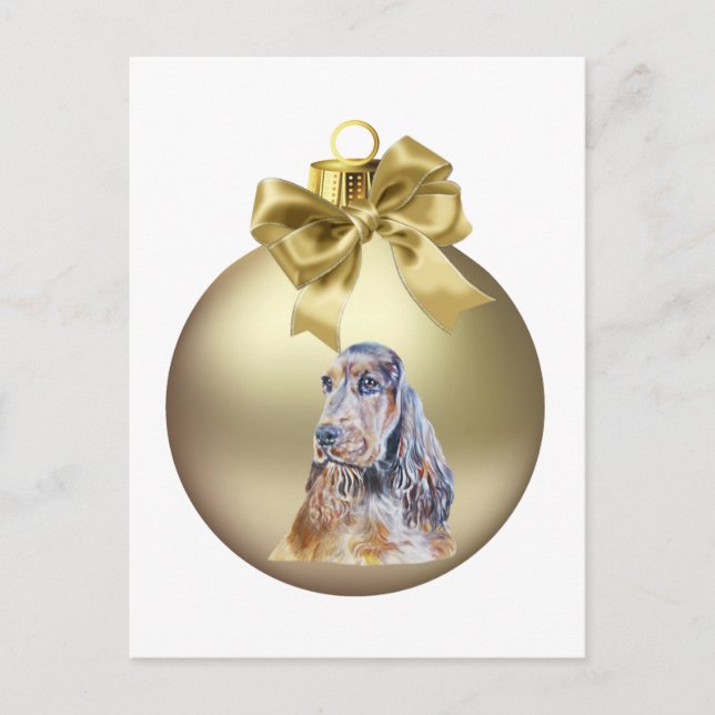 Engelska Cocker Spanska Vykort (Framsida)