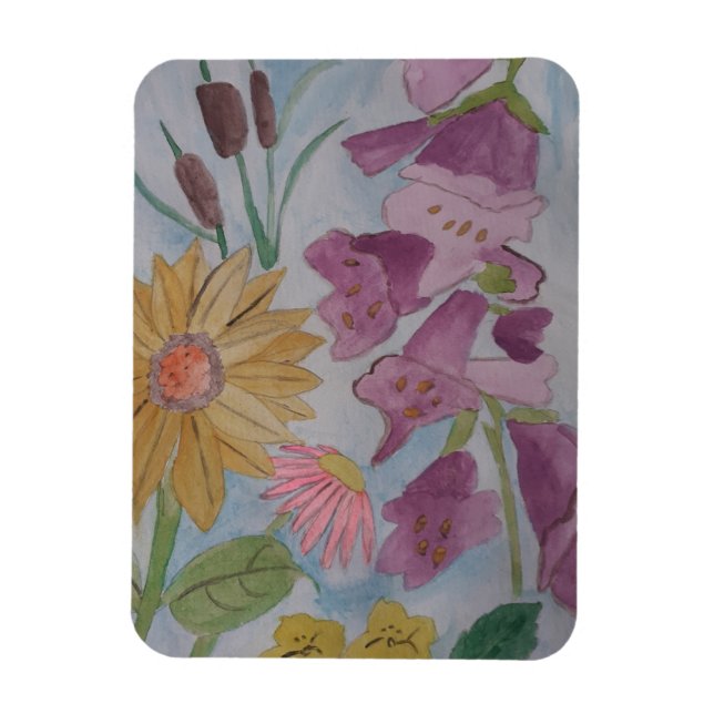 Engelska Cottage Garden Magnet (Vertikal)