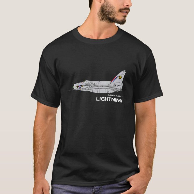 Engelska elektriska blixt 111 Sqd Raf T Shirt (Framsida)
