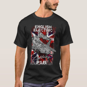 Engelska elektriska blixt RAF Fighterjet T Shirt