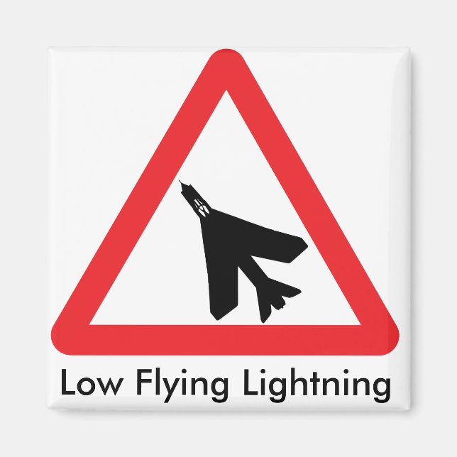 Engelska elektriska blixtmagnet magnet (Framsidan)