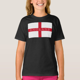 Engelska Flagga England Girls cn T Shirt