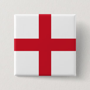 Engelska Flagga (England) Knapp