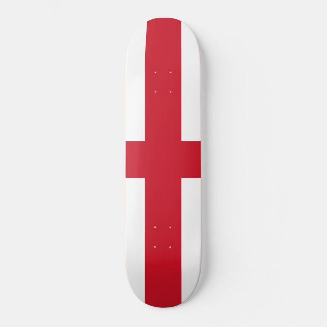 Engelska Flagga (England) Mini Skateboard Bräda 18,5 Cm (Framsida)