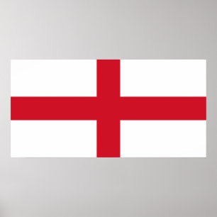 Engelska Flagga (England) Poster